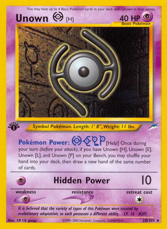 Unown [H] [Neo Destiny] 028/105