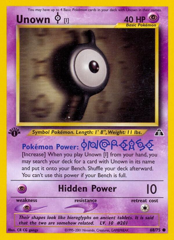 Unown [I] [Neo Discovery] 68/75