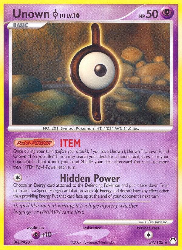 Unown [I] [Mysterious Treasures] 37/123
