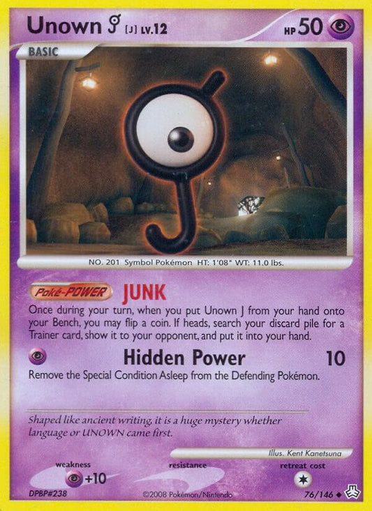 Unown (J) [Legends Awakened] 76/146