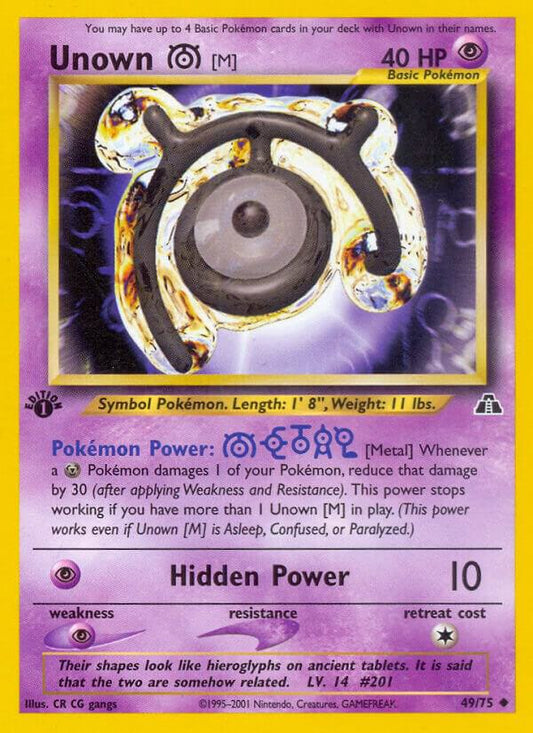 Unown [M] [Neo Discovery] 49/75