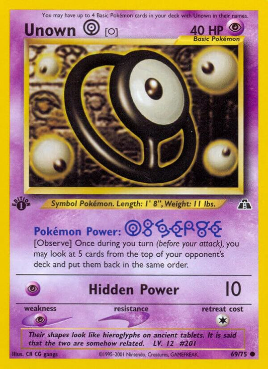 Unown [O] [Neo Discovery] 69/75