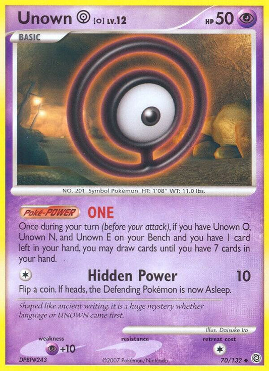 Unown [O] [Secret Wonders] 70/132