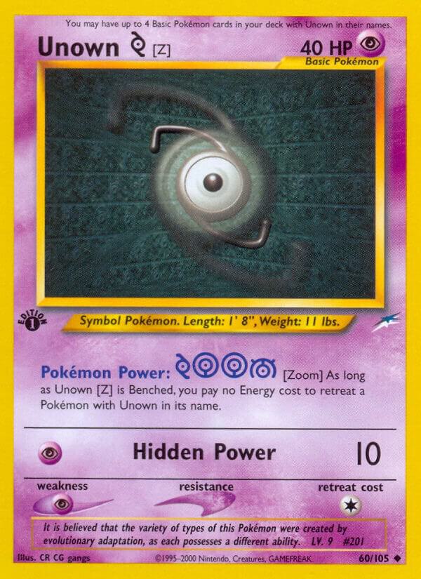 Unown [Z] [Neo Destiny] 060/105