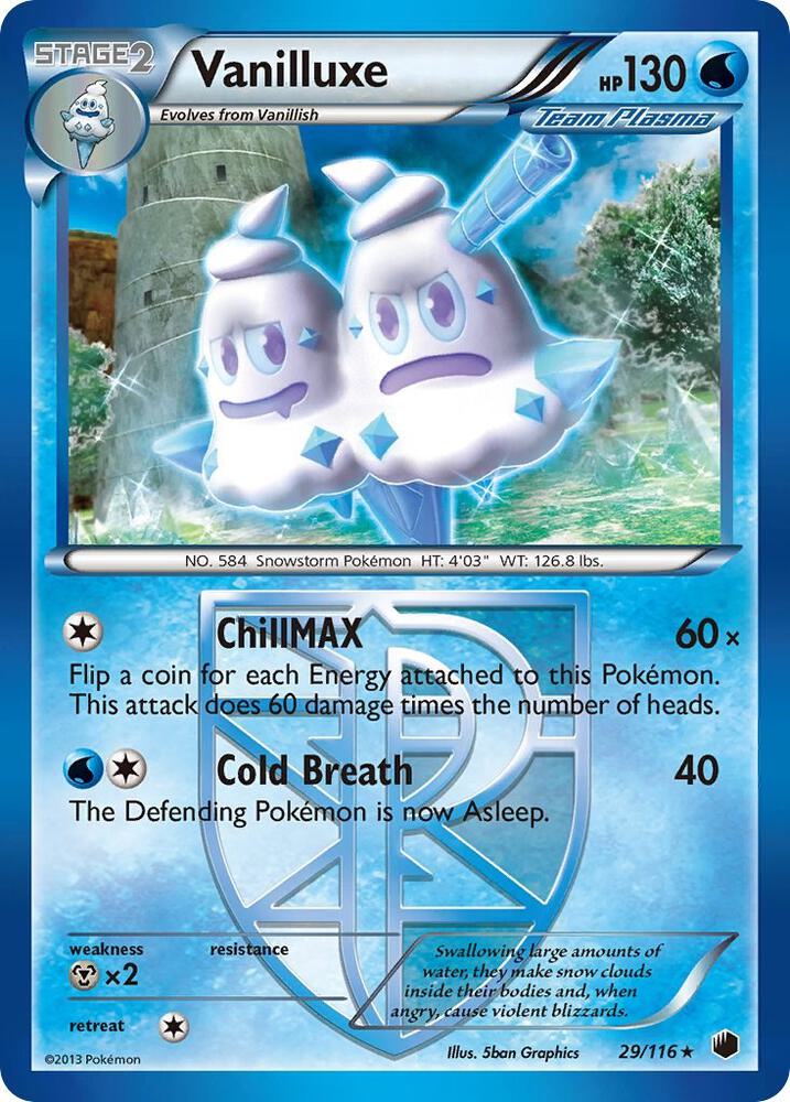 Vanilluxe (Team Plasma) [Plasma Freeze] 29/116