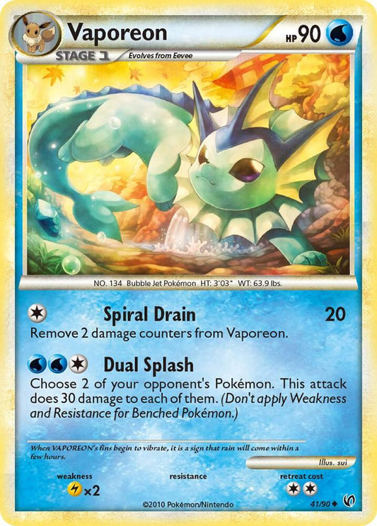 Vaporeon [Undaunted] 41/90