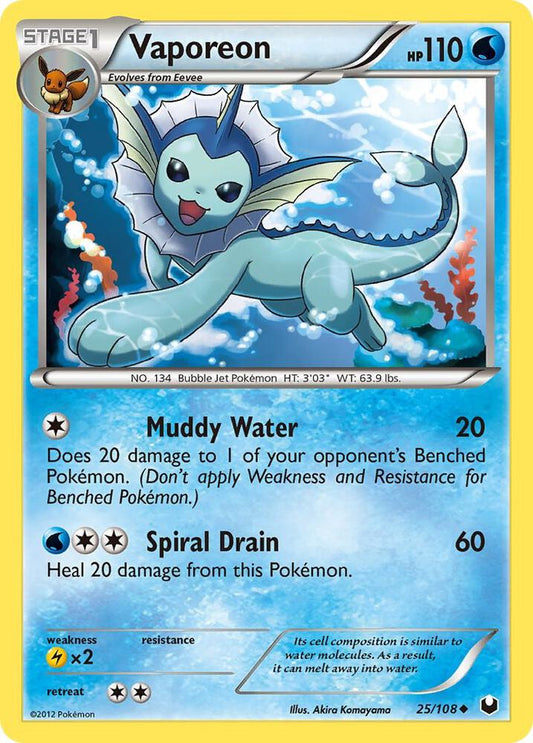 Vaporeon [Dark Explorers] 25/108