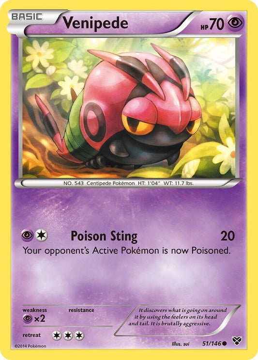 Venipede [XY Base Set] 51/146