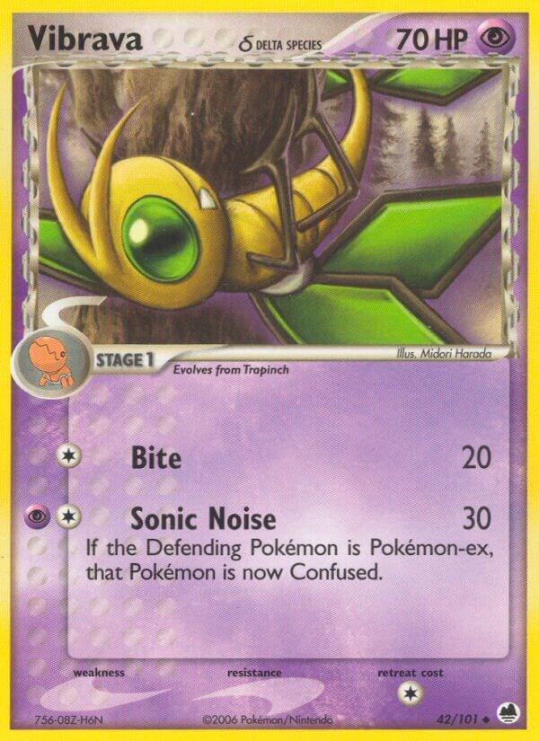 Vibrava - 042/101 (Delta Species) [Dragon Frontiers] 42/101