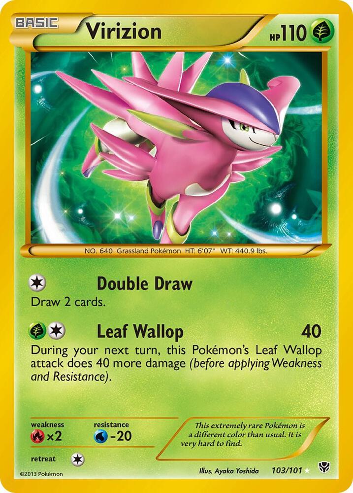 Virizion (Secret) [Plasma Blast] 103/101