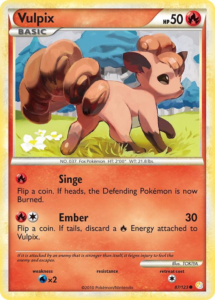 Vulpix [HeartGold SoulSilver] 87/123