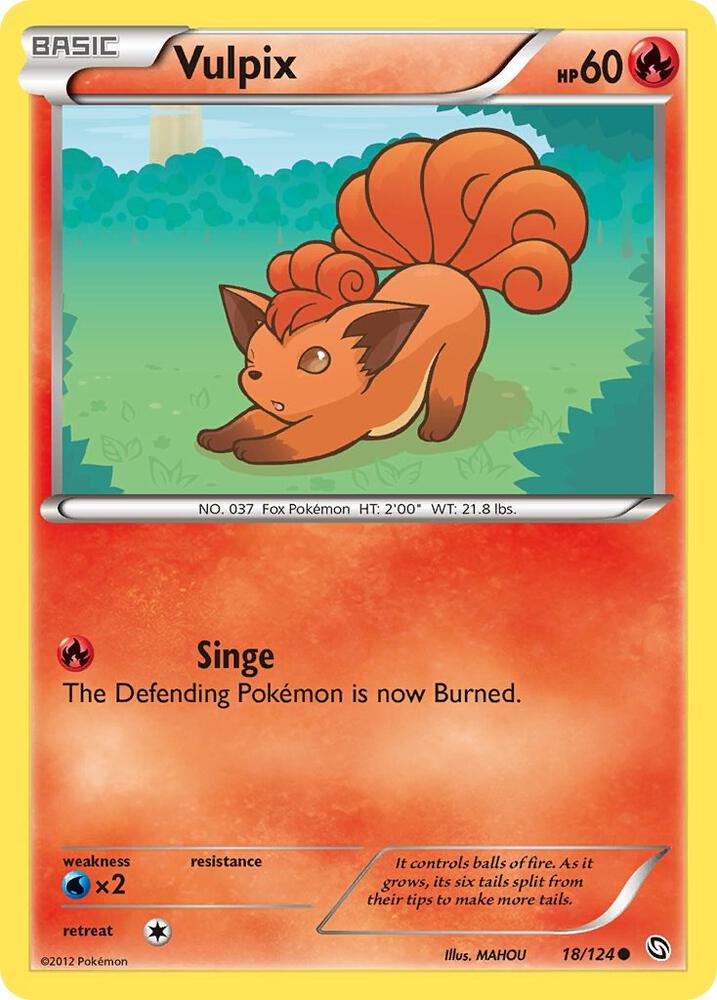 Vulpix [Dragons Exalted] 18/124