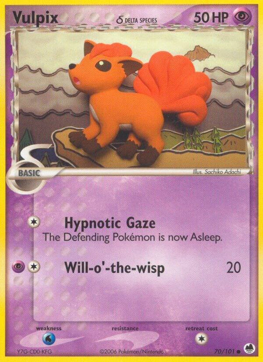 Vulpix (Delta Species) [EX Dragon Frontiers] 70/101