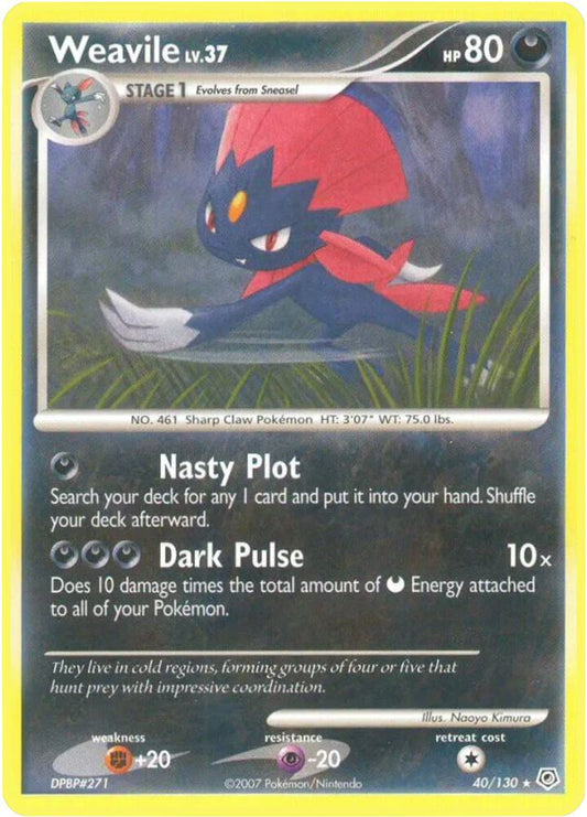 Weavile [Diamond and Pearl] 40/130