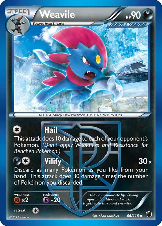 Weavile (Team Plasma) [Plasma Freeze] 66/116