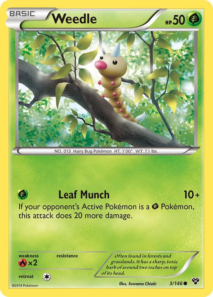 Weedle [XY Base Set] 3/146