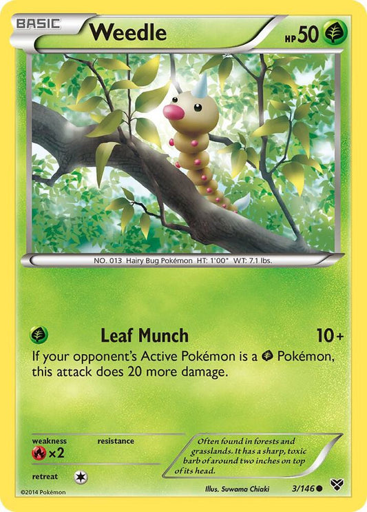 Weedle [XY Base Set] 3/146