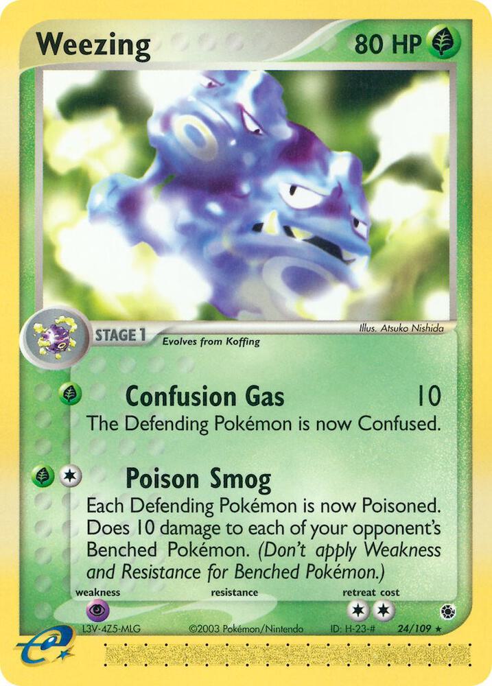 Weezing [Ruby and Sapphire] 24/109