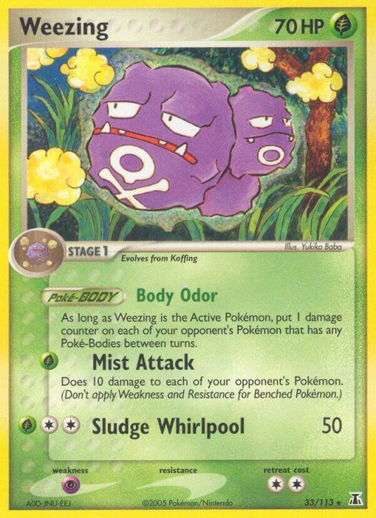 Weezing [EX Delta Species] 33/113
