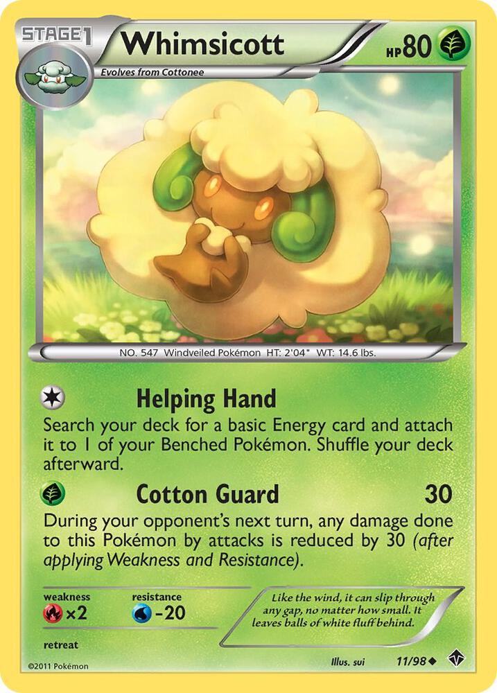 Whimsicott (11) [Emerging Powers] 11/98