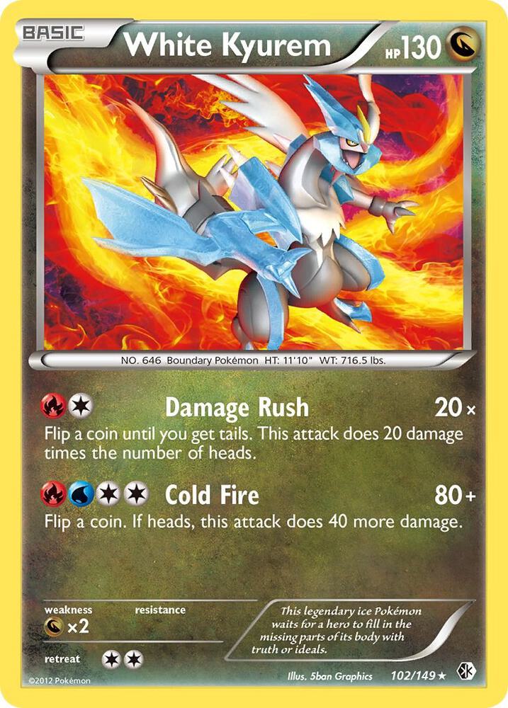 White Kyurem [Boundaries Crossed] 102/149