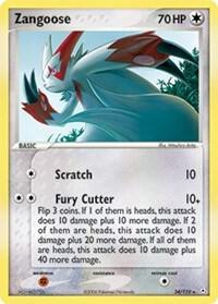 Zangoose [Holon Phantoms] 34/110