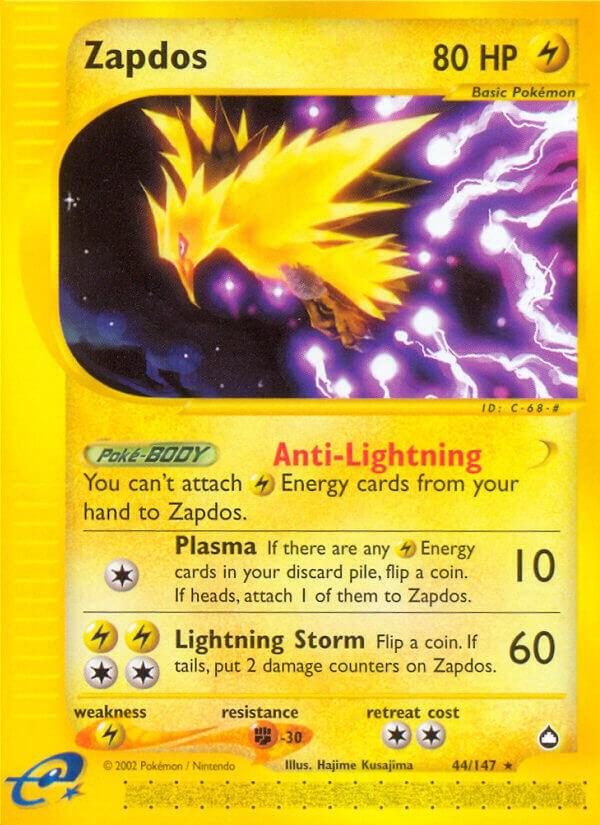 Zapdos [Aquapolis] 044/147