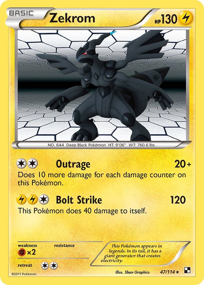 Zekrom [Black and White] 47/114