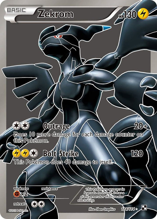 Zekrom (114 Full Art) [Black and White] 114/114