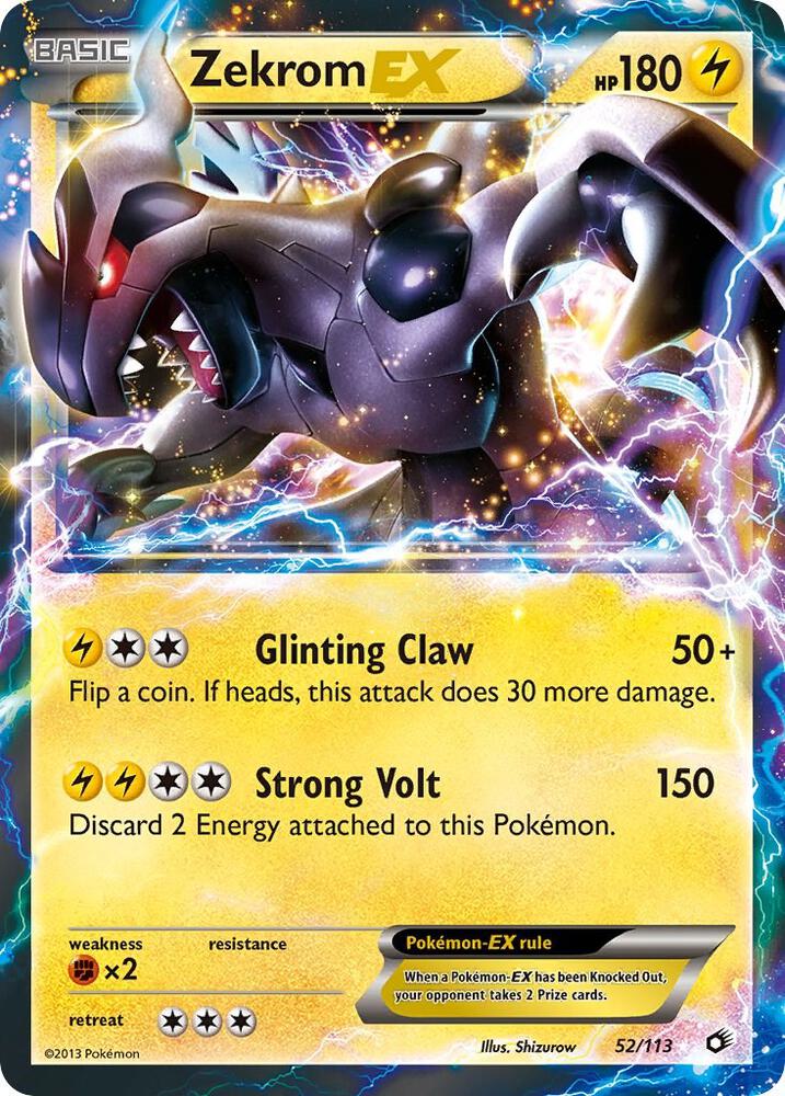 Zekrom EX [Legendary Treasures] 52/113