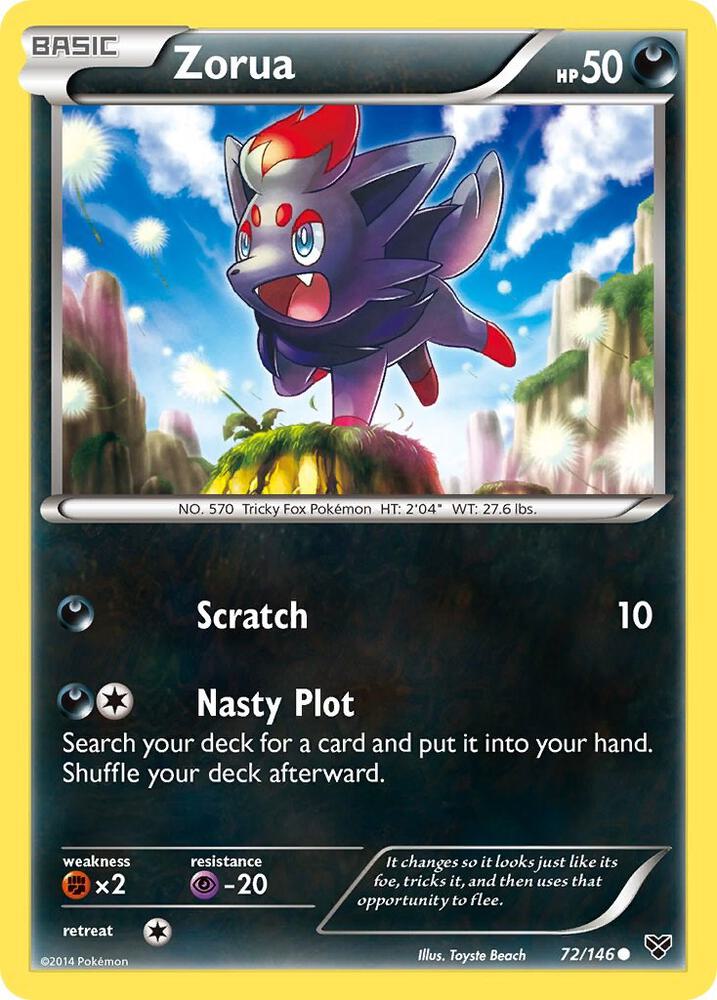 Zorua [XY Base Set] 72/146