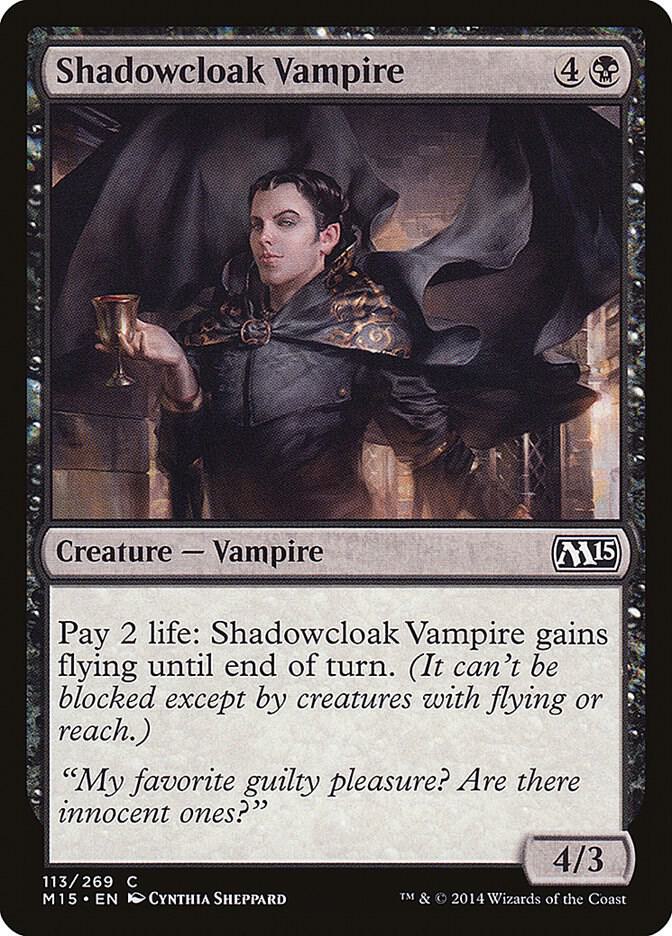 Shadowcloak Vampire [Magic 2015 (M15)] 113