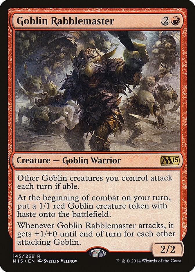 Goblin Rabblemaster [Magic 2015 (M15)] 145