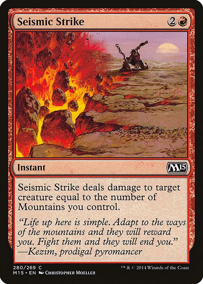 Seismic Strike [Magic 2015 (M15)] 280