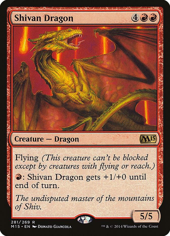 Shivan Dragon [Magic 2015 (M15)] 281