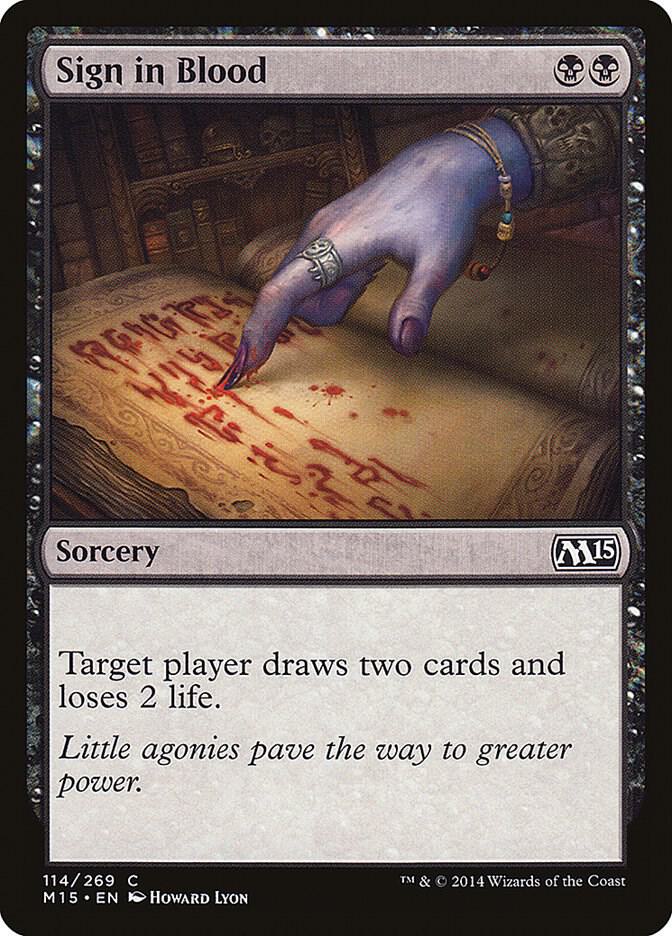 Sign in Blood [Magic 2015 (M15)] 114