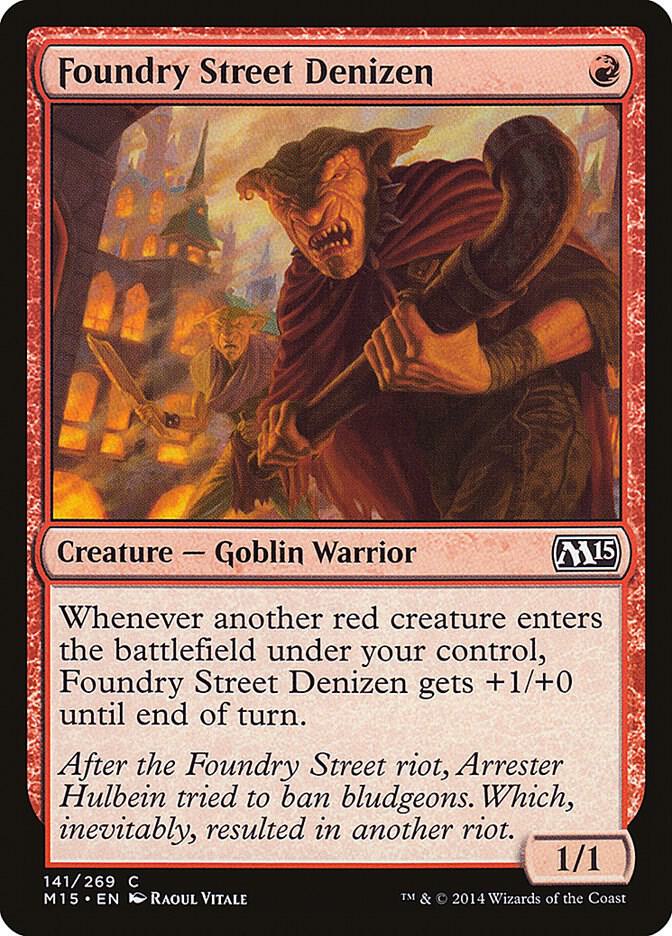 Foundry Street Denizen [Magic 2015 (M15)] 141