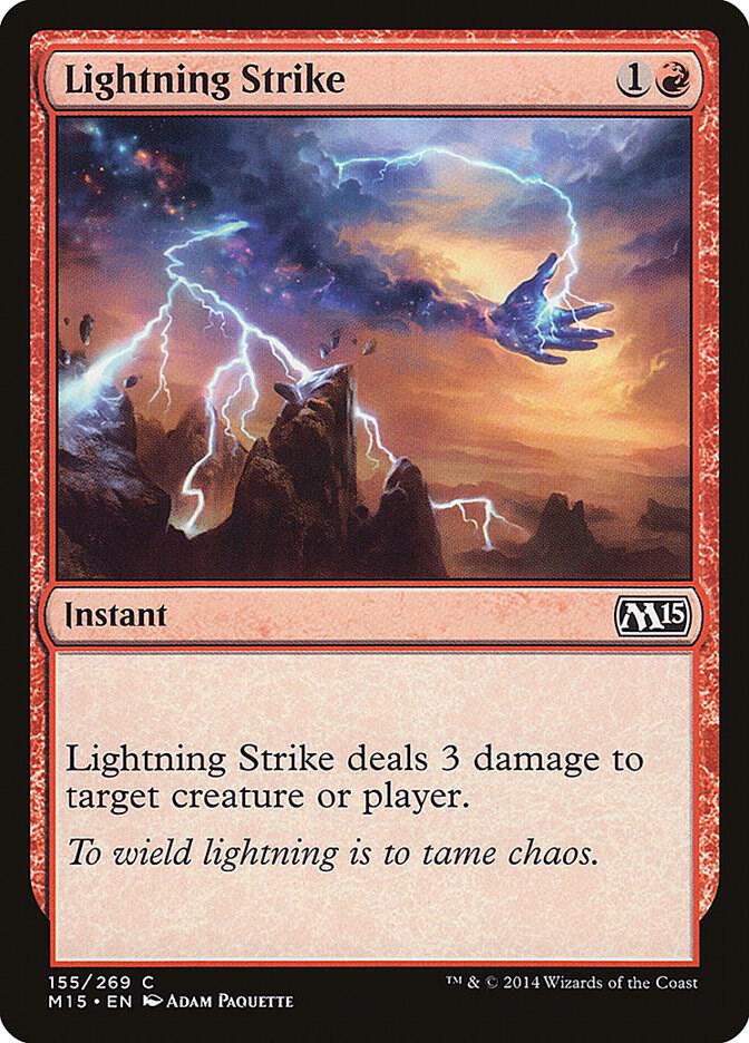 Lightning Strike [Magic 2015 (M15)] 155