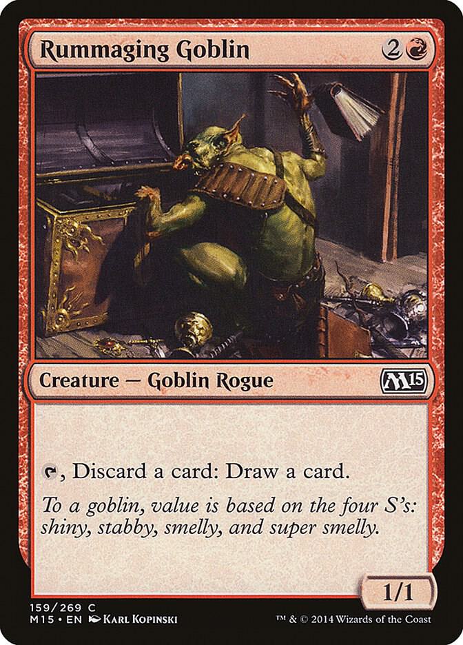 Rummaging Goblin [Magic 2015 (M15)] 159