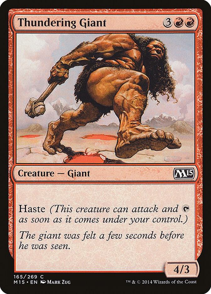 Thundering Giant [Magic 2015 (M15)] 165