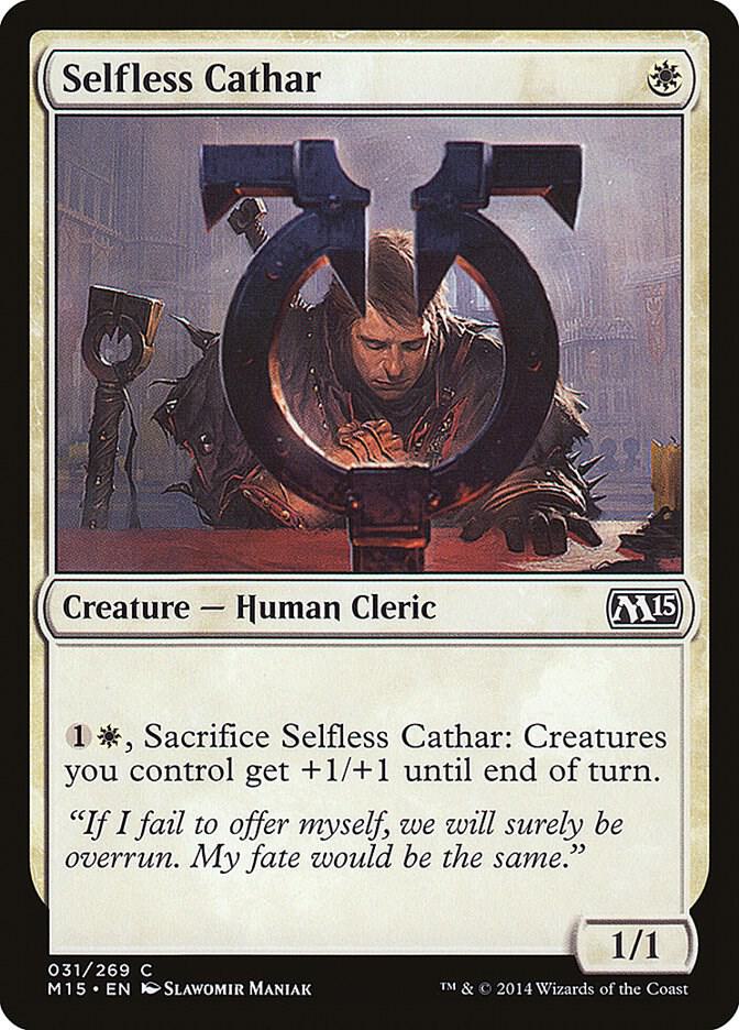 Selfless Cathar [Magic 2015 (M15)] 31