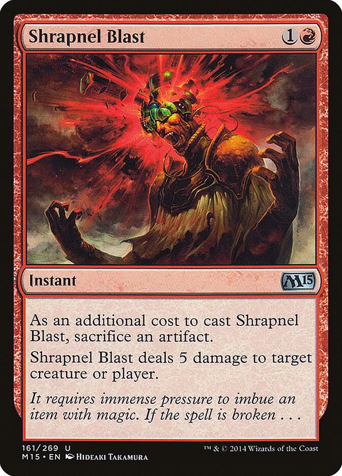 Shrapnel Blast [Magic 2015 (M15)] 161