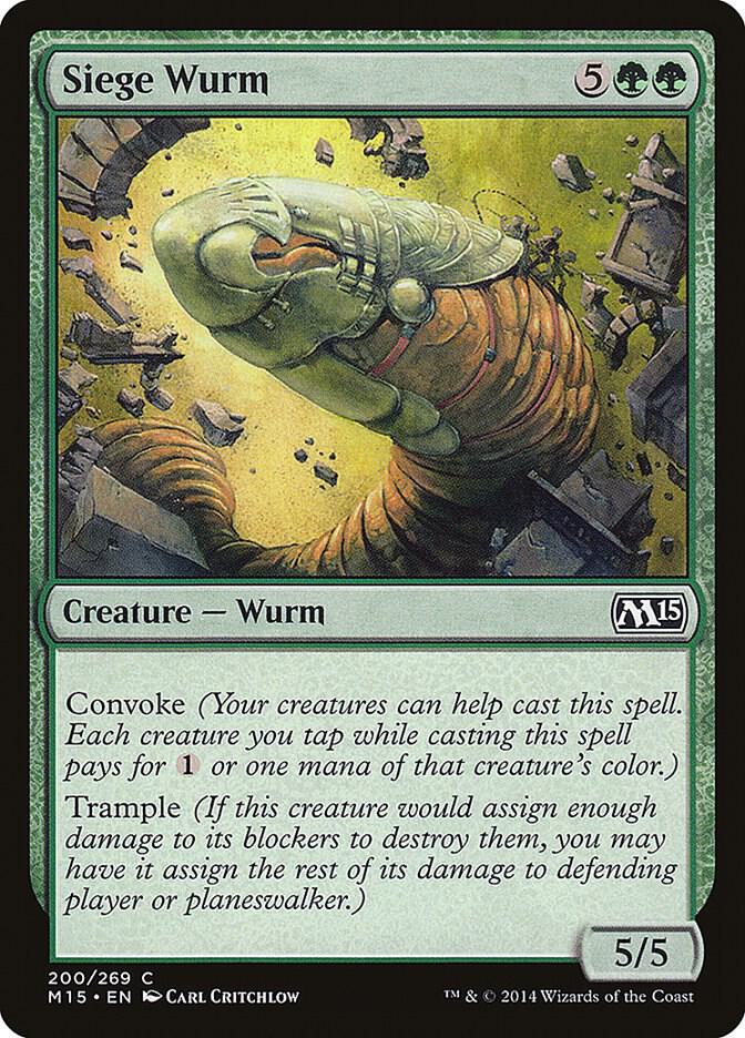 Siege Wurm [Magic 2015 (M15)] 200