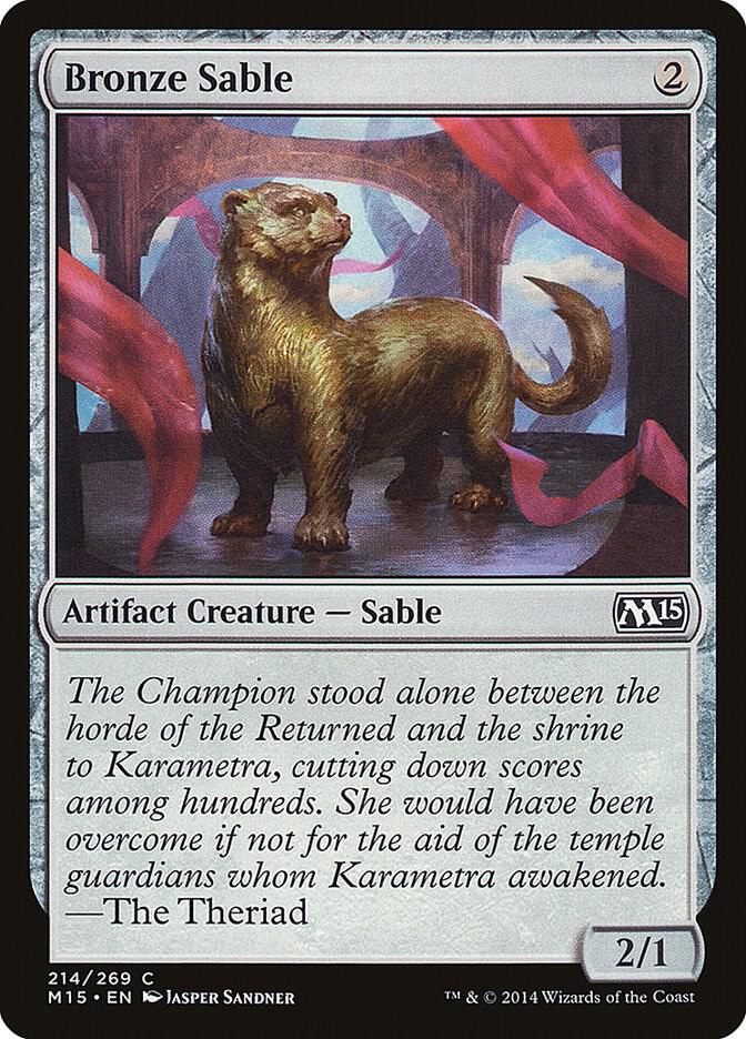 Bronze Sable [Magic 2015 (M15)] 214