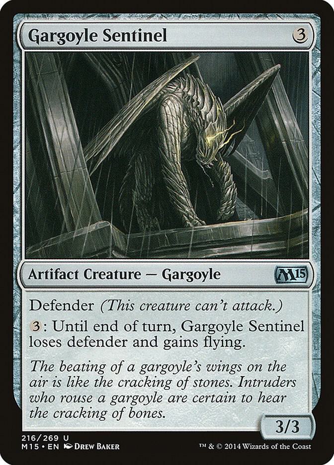 Gargoyle Sentinel [Magic 2015 (M15)] 216