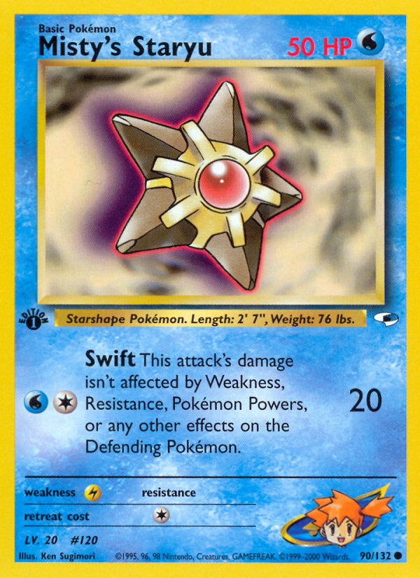 Misty's Staryu - 90/132 Gym Heroes