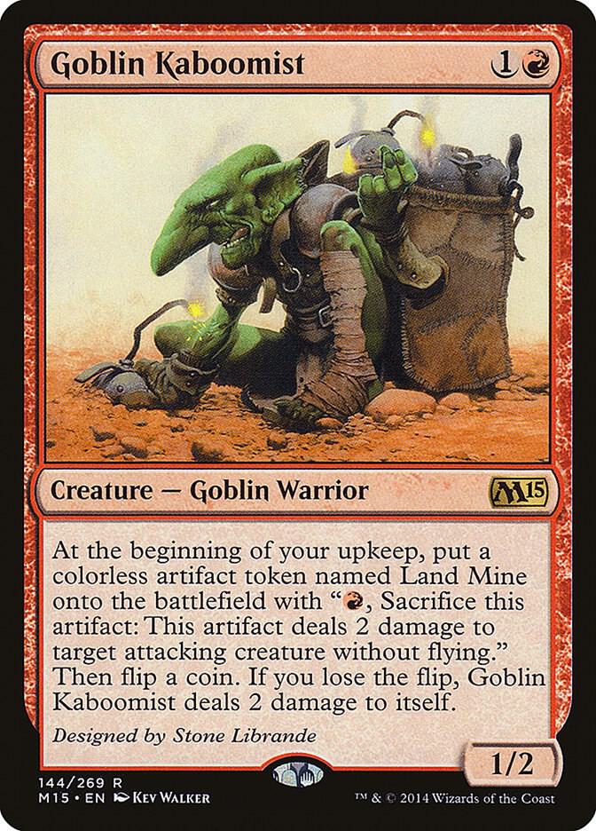 Goblin Kaboomist [Magic 2015 (M15)] 144