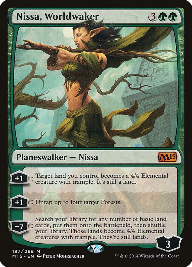 Nissa, Worldwaker [Magic 2015 (M15)] 187