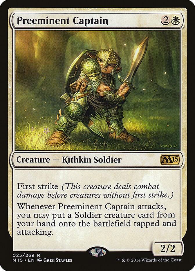 Preeminent Captain [Magic 2015 (M15)] 25