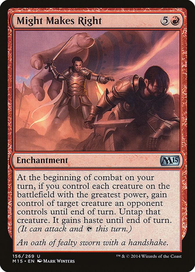 Might Makes Right [Magic 2015 (M15)] 156